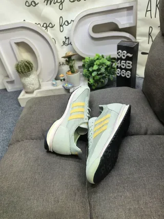Adidas Spezial Mint Green and Yellow Lifestyle Sneakers 6