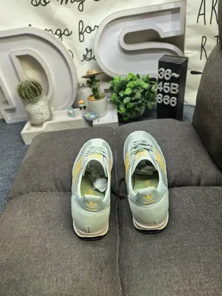 Adidas Spezial Mint Green and Yellow Lifestyle Sneakers 8