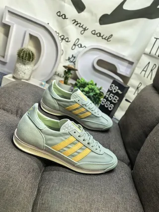 Adidas Spezial Mint Green and Yellow Lifestyle Sneakers 9
