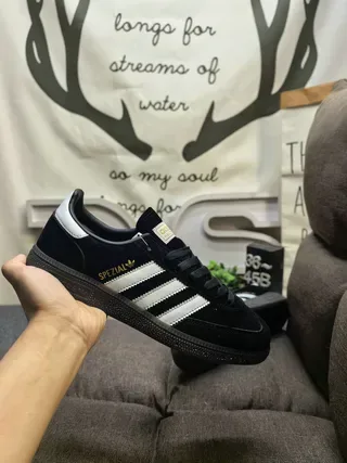 Adidas Spezial Navy and White Suede Lifestyle Sneakers 5
