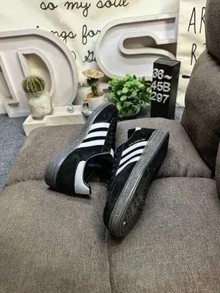 Adidas Spezial Navy and White Suede Lifestyle Sneakers 6