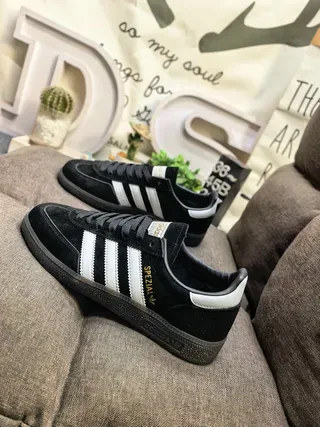 Adidas Spezial Navy and White Suede Lifestyle Sneakers 7