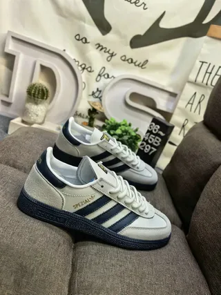 Adidas Spezial Navy and White Suede Lifestyle Sneakers 19
