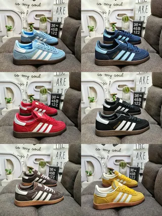 Adidas Spezial White Beige Green Magenta Lifestyle Sneakers 2