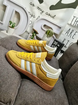 Adidas Spezial White Beige Green Magenta Lifestyle Sneakers 9