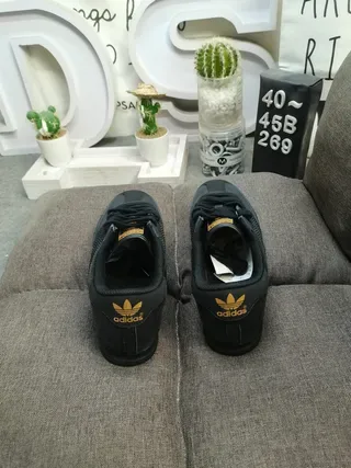 Adidas Spezial White Black Gold Lifestyle Sneakers 8