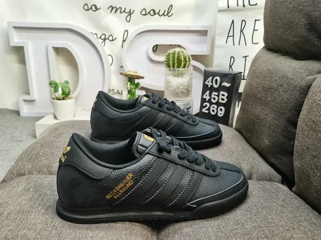 Adidas Spezial White Black Gold Lifestyle Sneakers 11