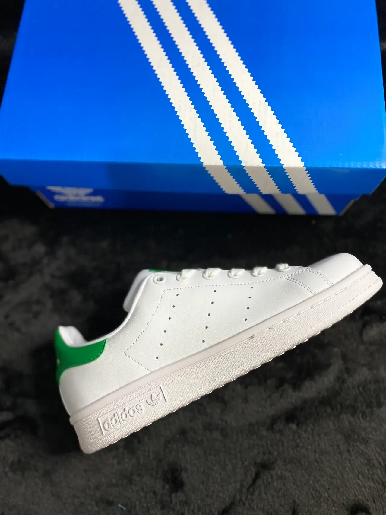 Adidas Stan Smith White and Green Lifestyle Sneakers 15
