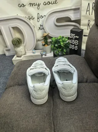 Adidas Superstar Beige and Black Lifestyle Sneakers 8