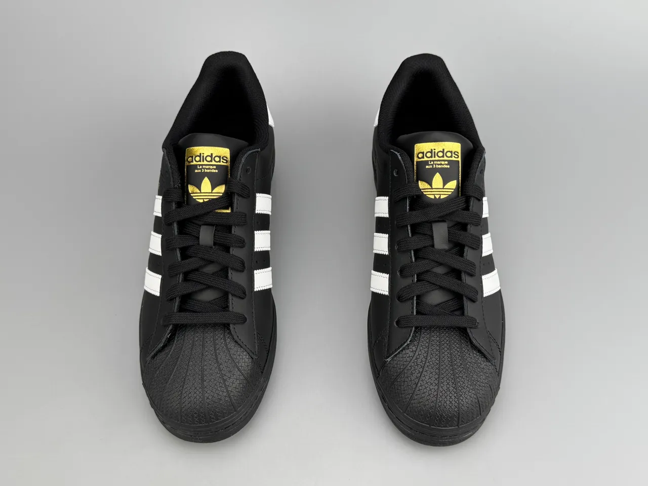 Adidas Superstar Black and White Lifestyle Sneakers 9