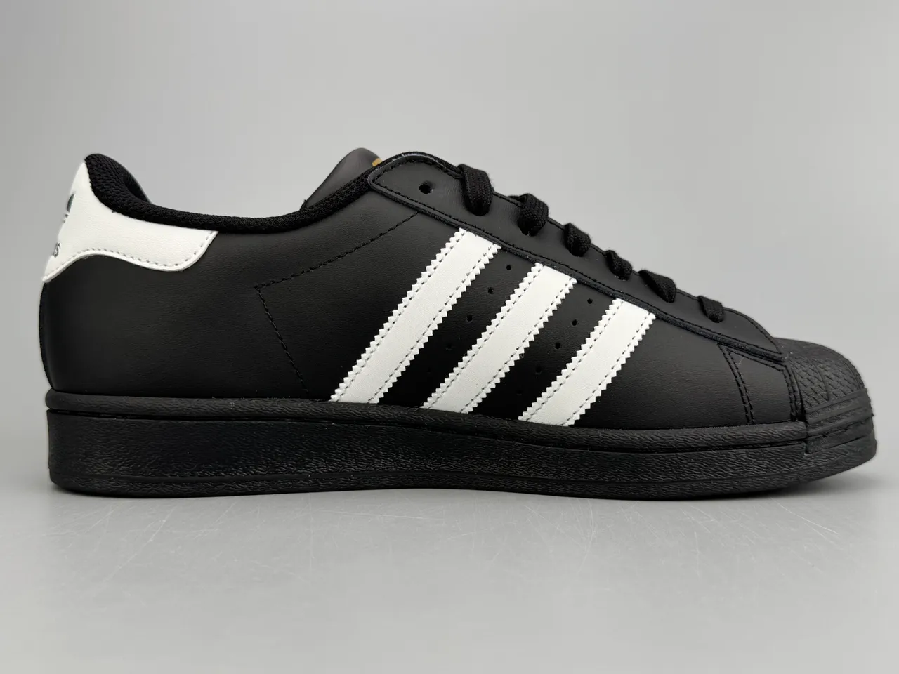 Adidas Superstar Black and White Lifestyle Sneakers 10