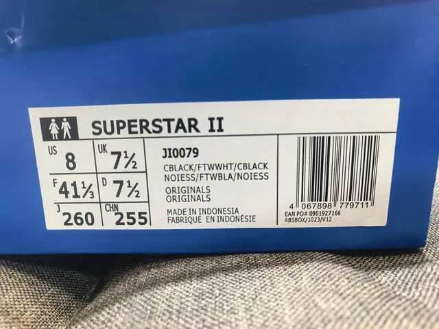 Adidas Superstar Black and White Lifestyle Sneakers 2