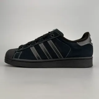 Adidas Superstar Black Suede Lifestyle Sneakers