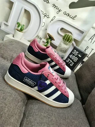Adidas Superstar Croc-Embossed Off-White Navy Lifestyle Sneakers 19
