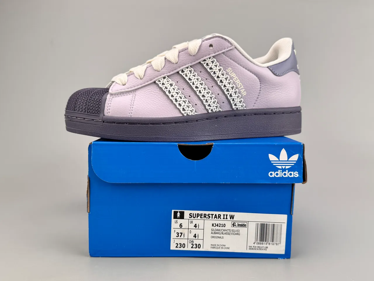 Adidas Superstar Lavender and Deep Purple Lifestyle Sneakers 2
