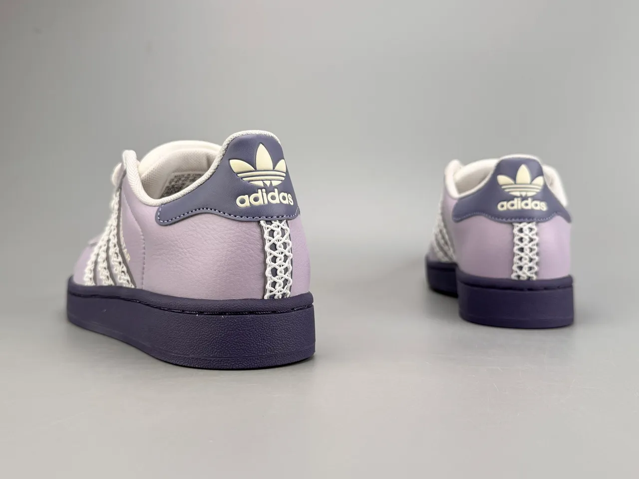Adidas Superstar Lavender and Deep Purple Lifestyle Sneakers 4
