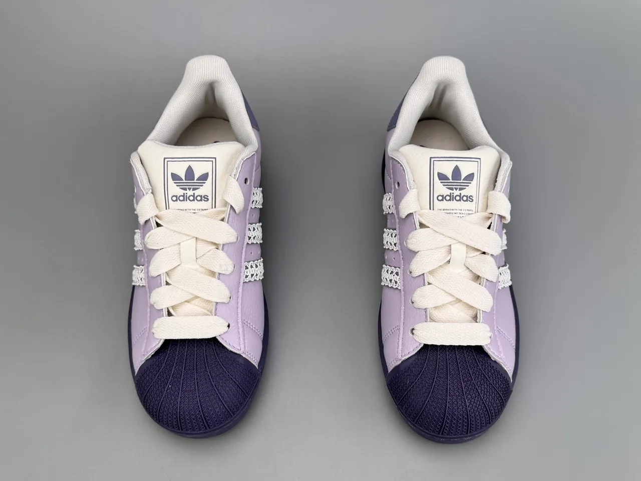 Adidas Superstar Lavender and Deep Purple Lifestyle Sneakers 7