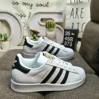 Adidas Superstar White and Black Lifestyle Sneakers