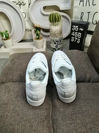 Adidas Superstar White and Black Lifestyle Sneakers 8