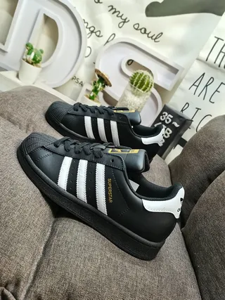 Adidas Superstar White and Black Lifestyle Sneakers 17