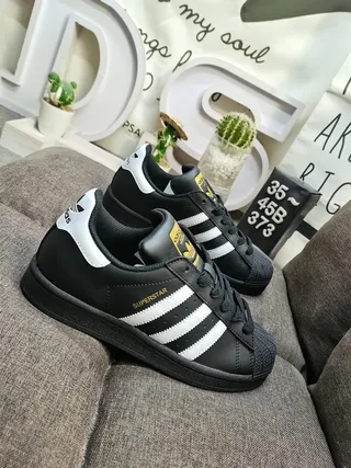 Adidas Superstar White and Black Lifestyle Sneakers 19