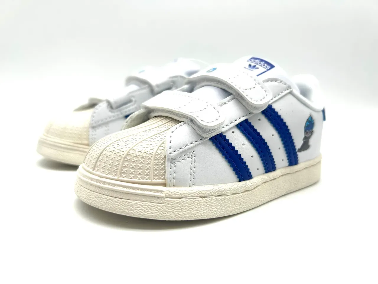 Adidas Superstar White Beige Orange Green Kids Lifestyle Sneakers 15