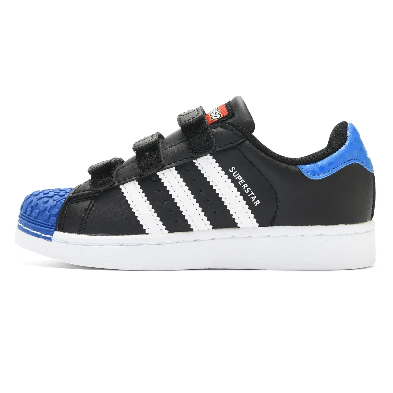 Adidas Superstar White Black Red Character Graphic Lifestyle Sneakers 7