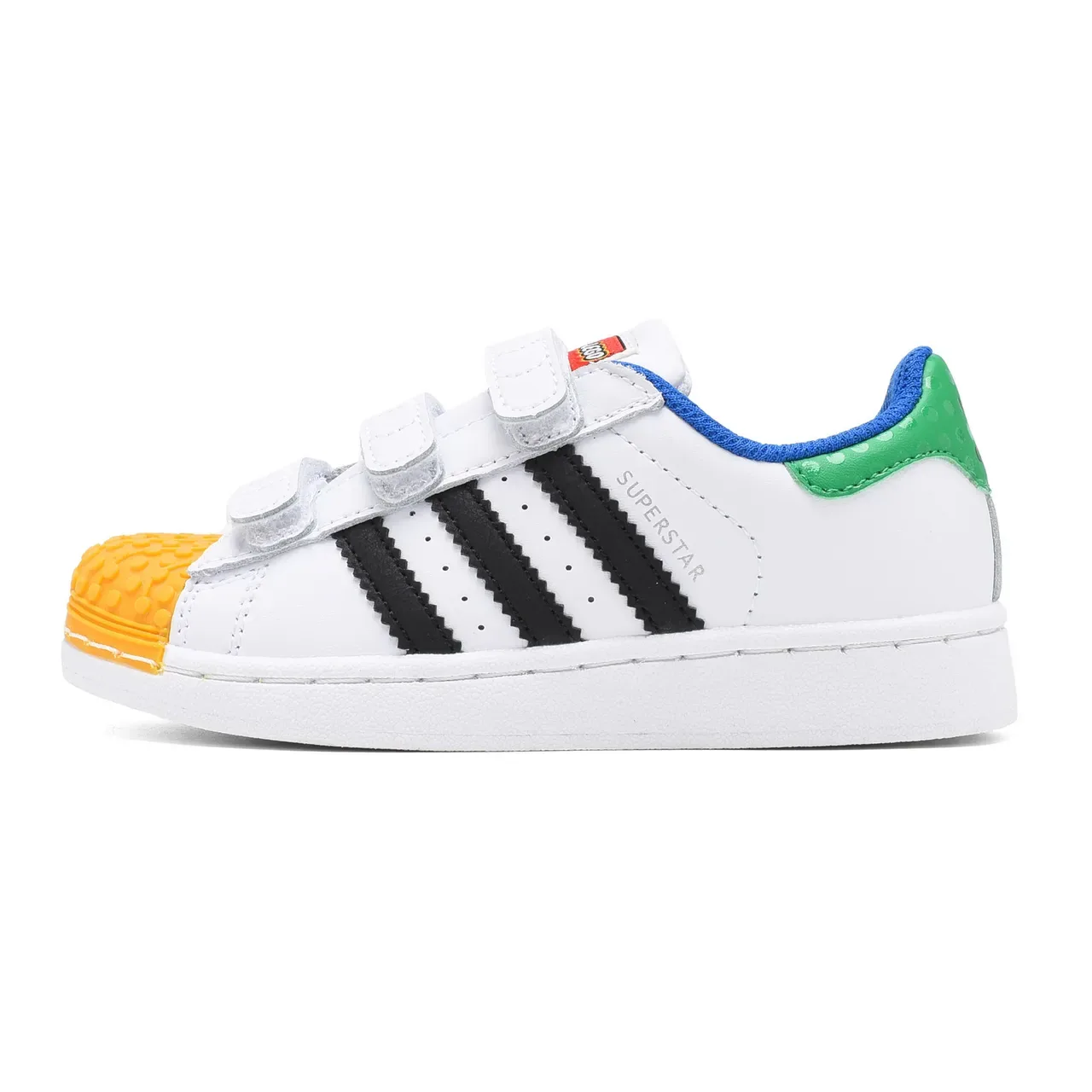 Adidas Superstar White Black Red Character Graphic Lifestyle Sneakers 19