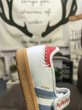 Adidas White Black Laceless Cow-Print Accent Mary Jane Shoes 3