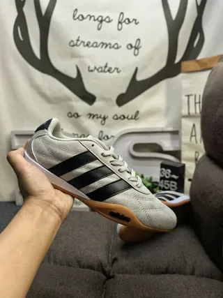 Adidas White Green Quilted Upper Three Stripes Lifestyle Sneakers 5