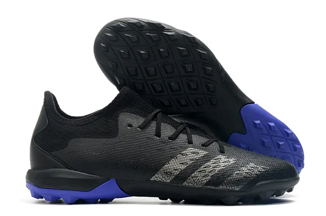 Adidas Chaussures de football à upper en maille multicolore blanc impression abstraite pour turf 8