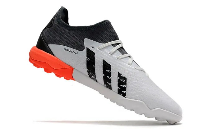 Adidas Chaussures de football à upper en maille multicolore blanc impression abstraite pour turf 20