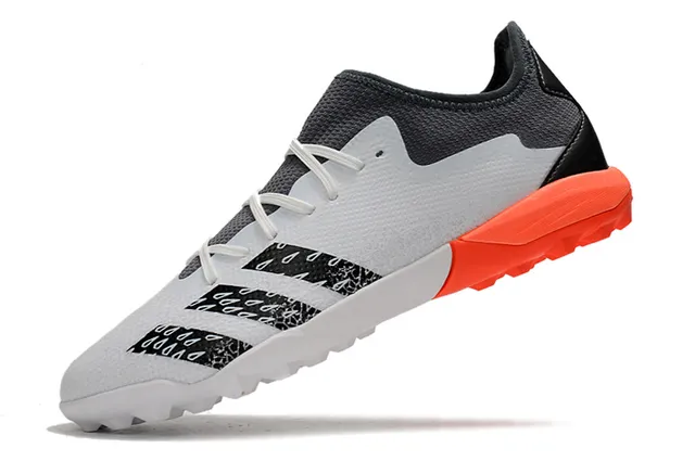 Adidas Chaussures de football à upper en maille multicolore blanc impression abstraite pour turf 21
