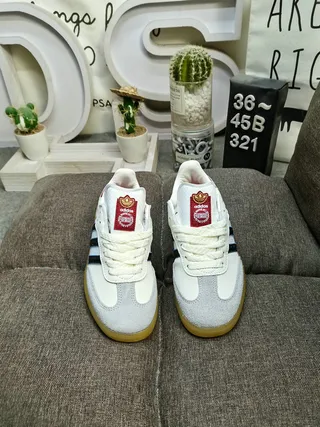 Adidas White Red Low-Top Leather Upper Lifestyle Sneakers 10
