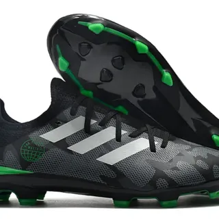 Adidas X Speedflow Camo Black Green Firm-Ground Soccer Shoes
