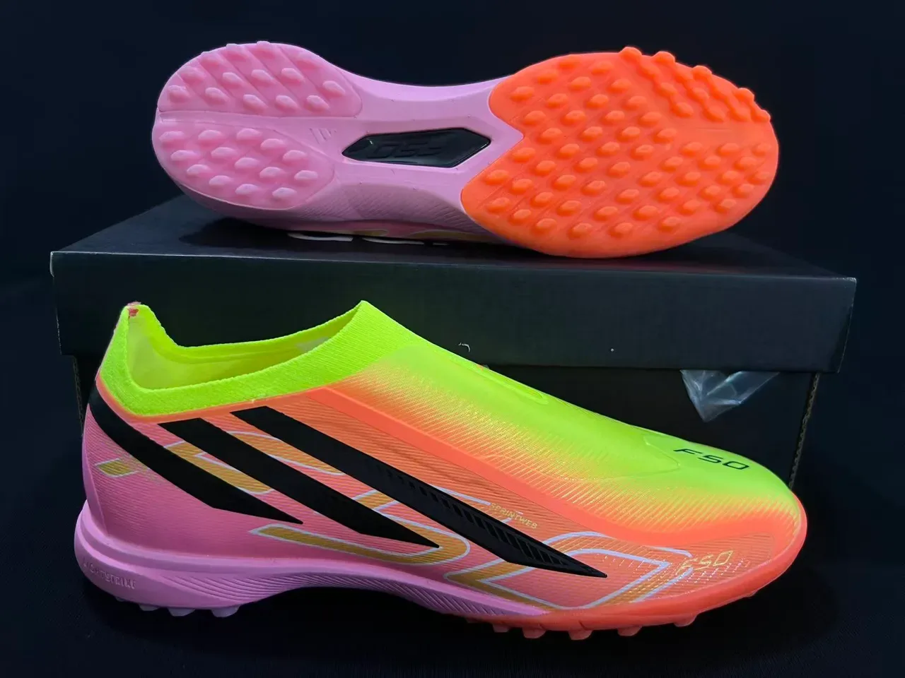 Adidas X Speedflow Gradient Neon Turf Soccer Shoes 7