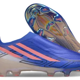 Adidas X Speedportal Hyperfast Blue Pink Firm-Ground Soccer Shoes