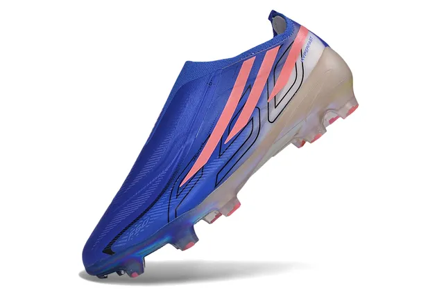 Adidas X Speedportal Hyperfast Blue Pink Firm-Ground Soccer Shoes 3