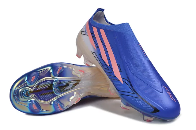 Adidas X Speedportal Hyperfast Blue Pink Firm-Ground Soccer Shoes 4