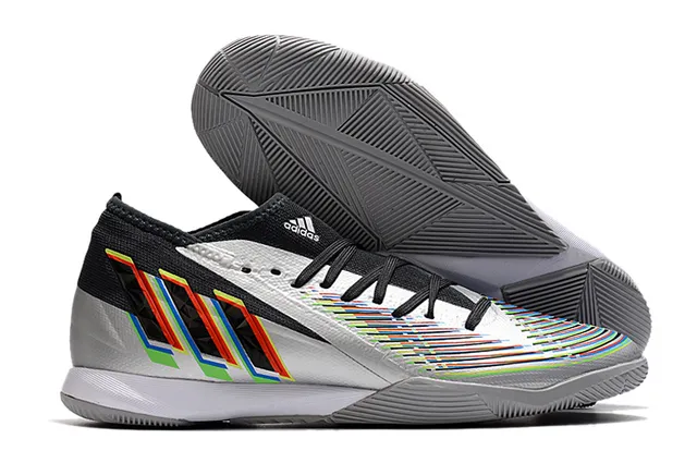 Adidas X Blanc Multicolore Basse Perforé Synthétique Haut Chaussures de Football Indoor 18