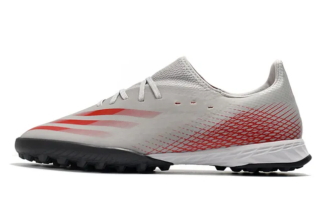 Adidas X Jaune Noir Chaussures de Football Turf à Coupe Basse avec Upper Synthétique Overlay de Maillage Gradiente 8