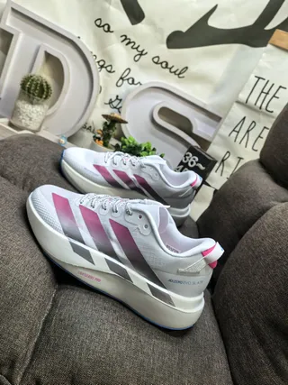 Adidas Xero Evo SL ATR blanc rose argent chaussures de course 7