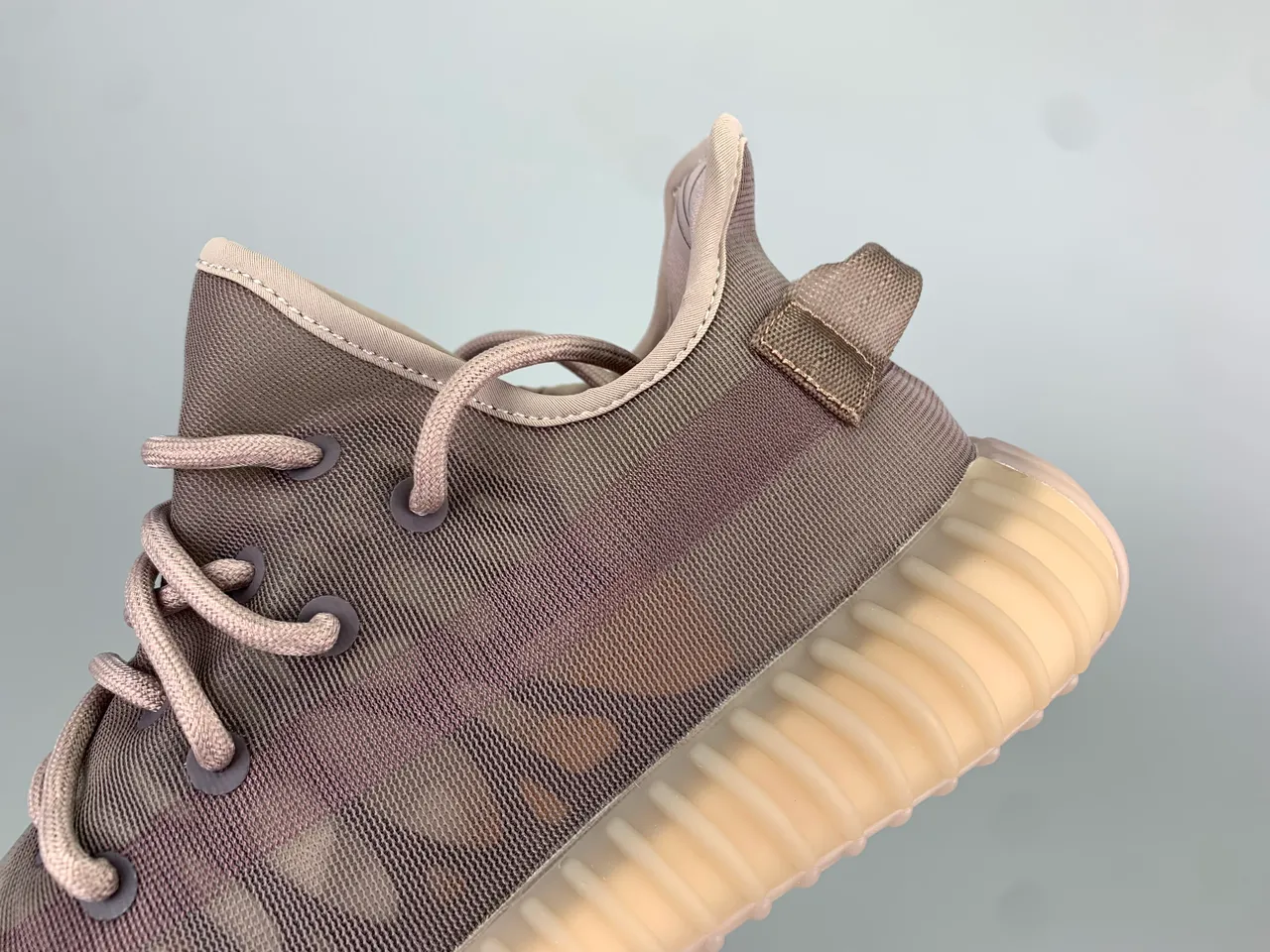 Adidas Yeezy Boost 350 Taupe Knit Lifestyle Sneakers 5
