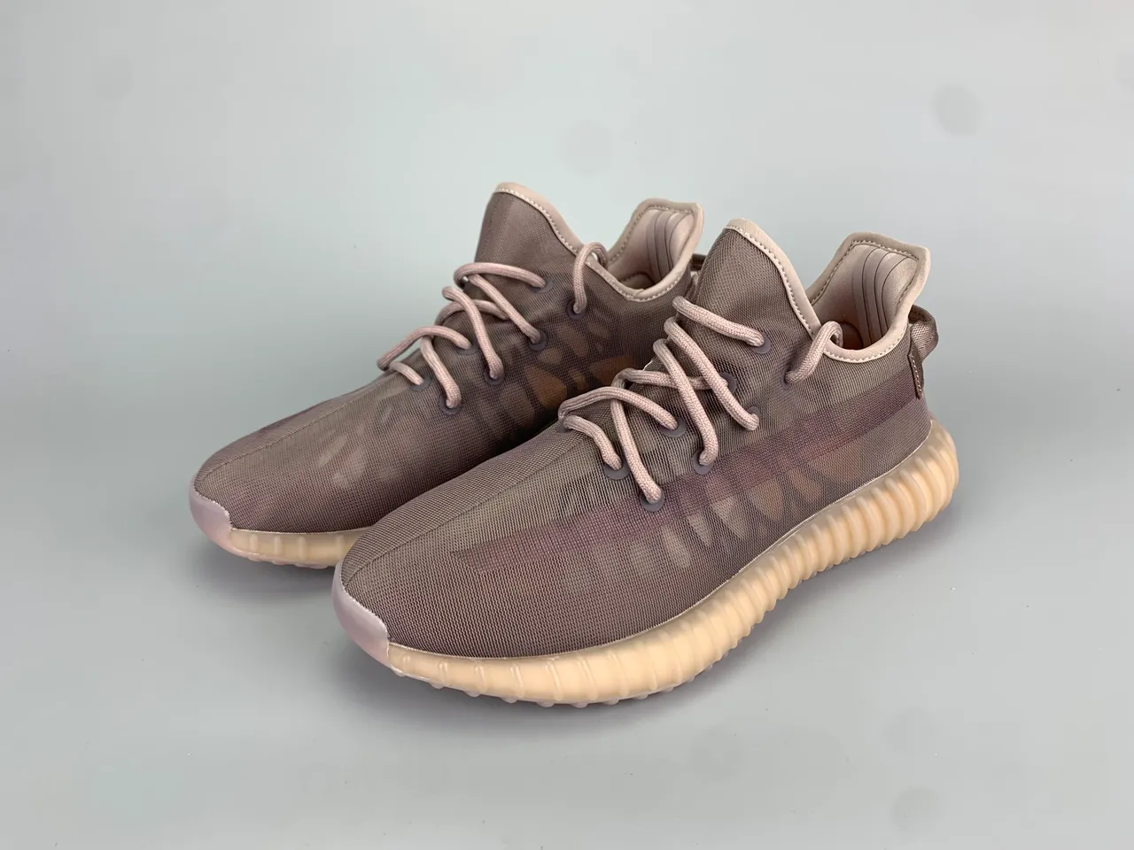 Adidas Yeezy Boost 350 Taupe Knit Lifestyle Sneakers 7