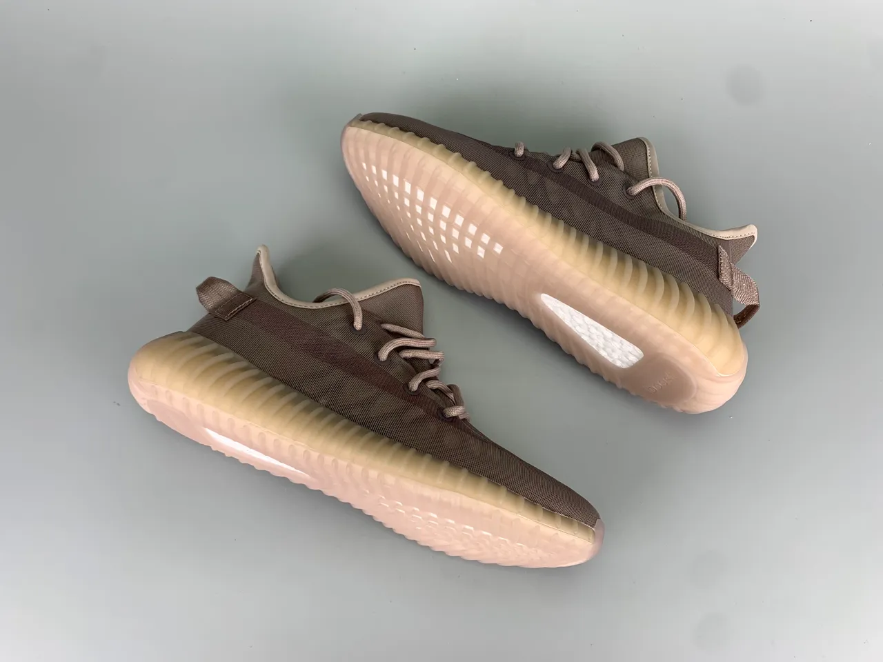 Adidas Yeezy Boost 350 Taupe Knit Lifestyle Sneakers 10