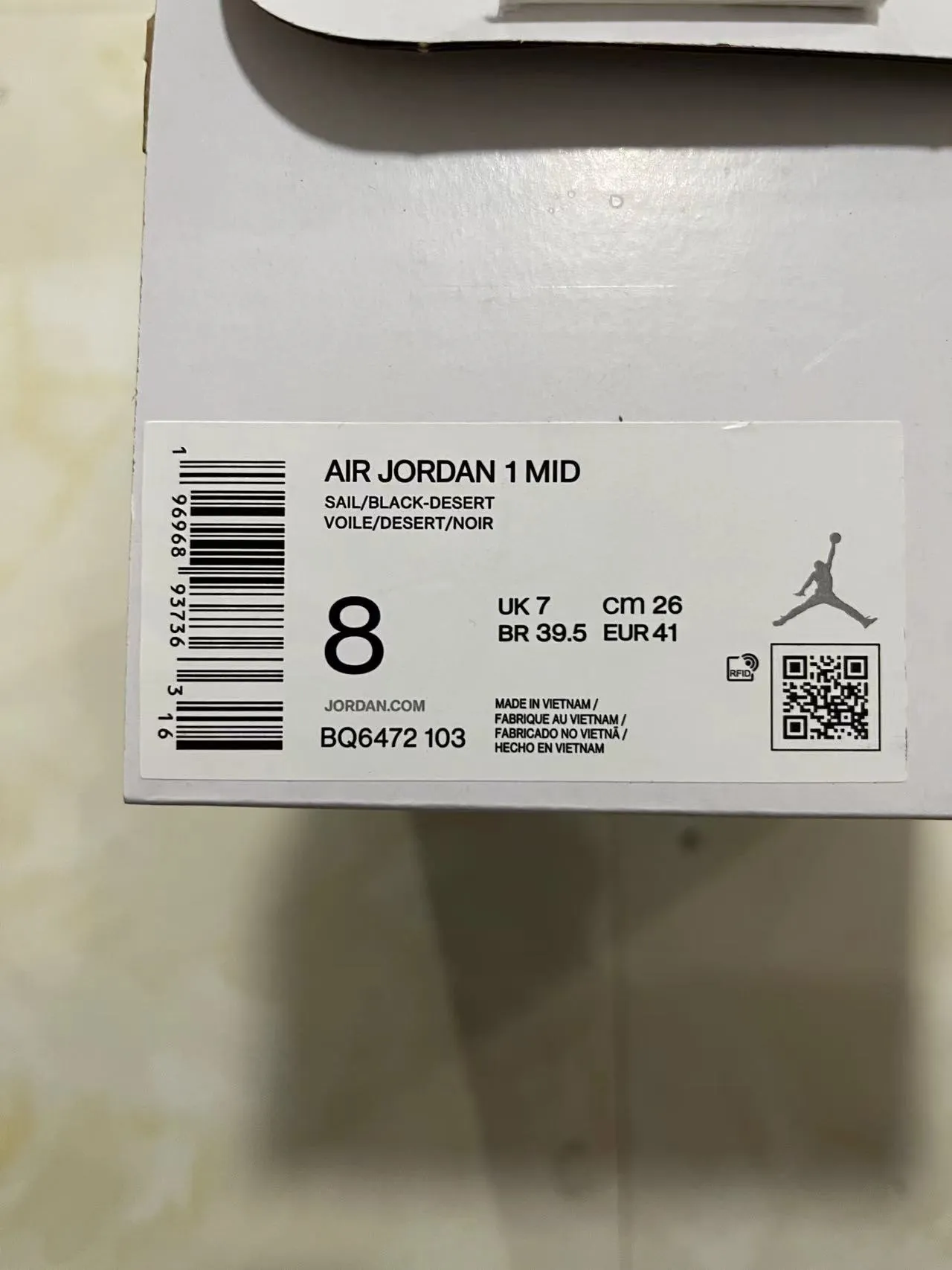 Air Jordan 1 Beige White High-Top Leather-Paneled Basketball Shoes 11