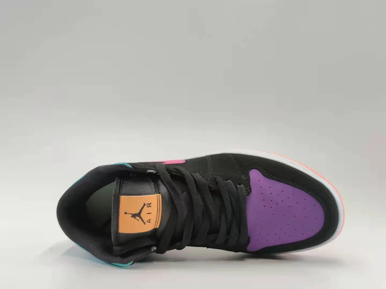 Air Jordan 1 Multicolor Panelled High-Top Basketball Shoes 5