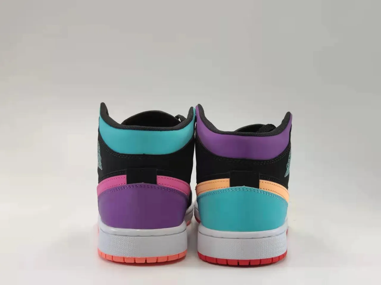 Air Jordan 1 Multicolor Panelled High-Top Basketball Shoes 7