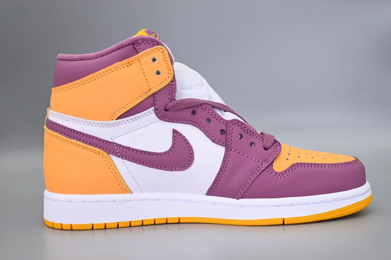 Air Jordan 1 Purple Orange White Chaussures de basket-ball 6