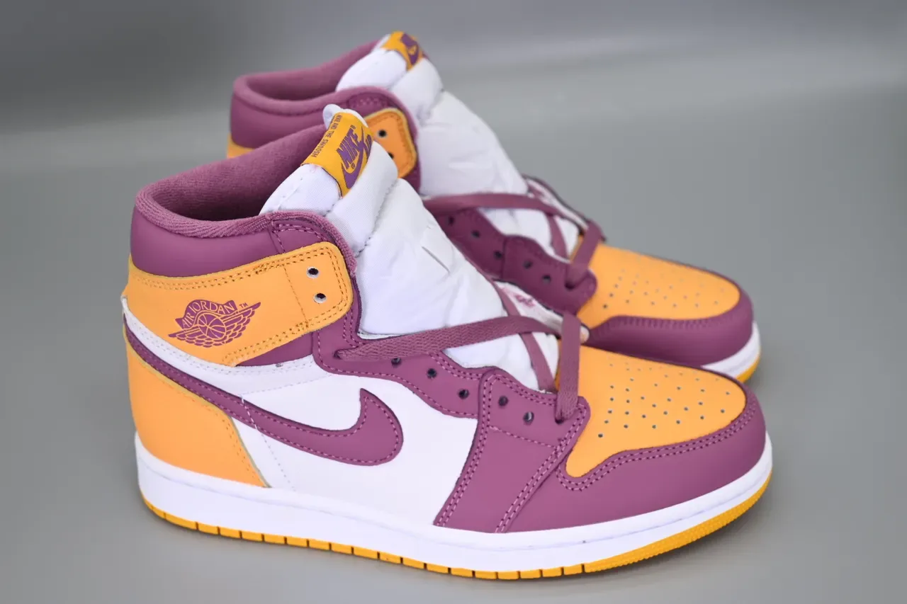 Air Jordan 1 Purple Orange White Chaussures de basket-ball 7